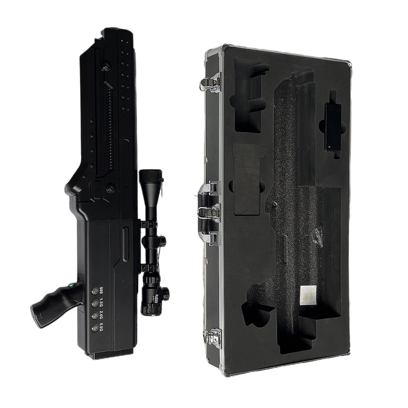  屏山手持便携式枪型低空防御反制四通道A型